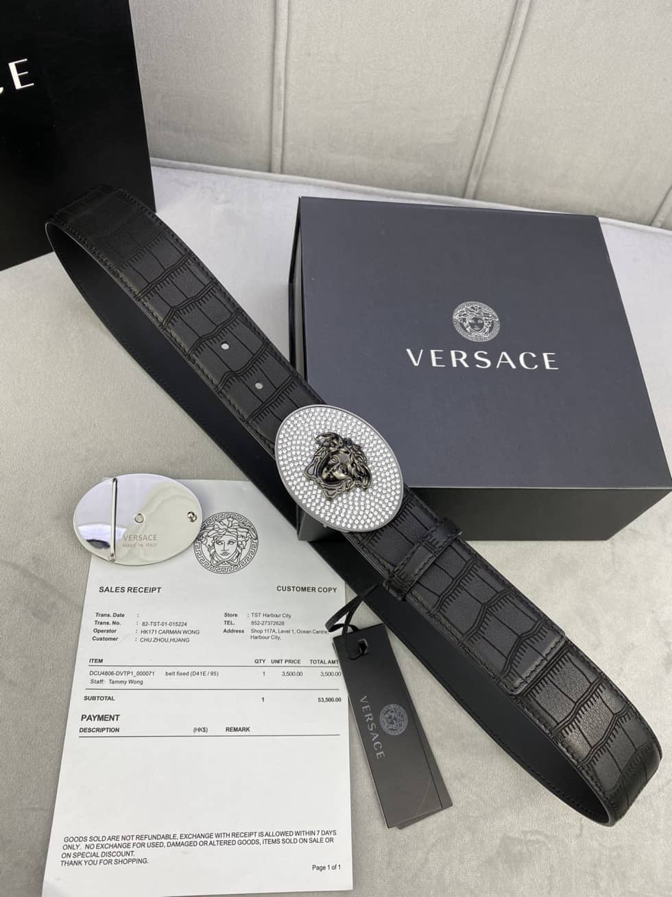 Wholesale Versace AAA+ Belt 40mm