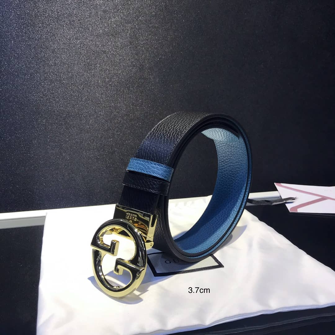 7 Star Gvc*1 Leather Belt 37mm