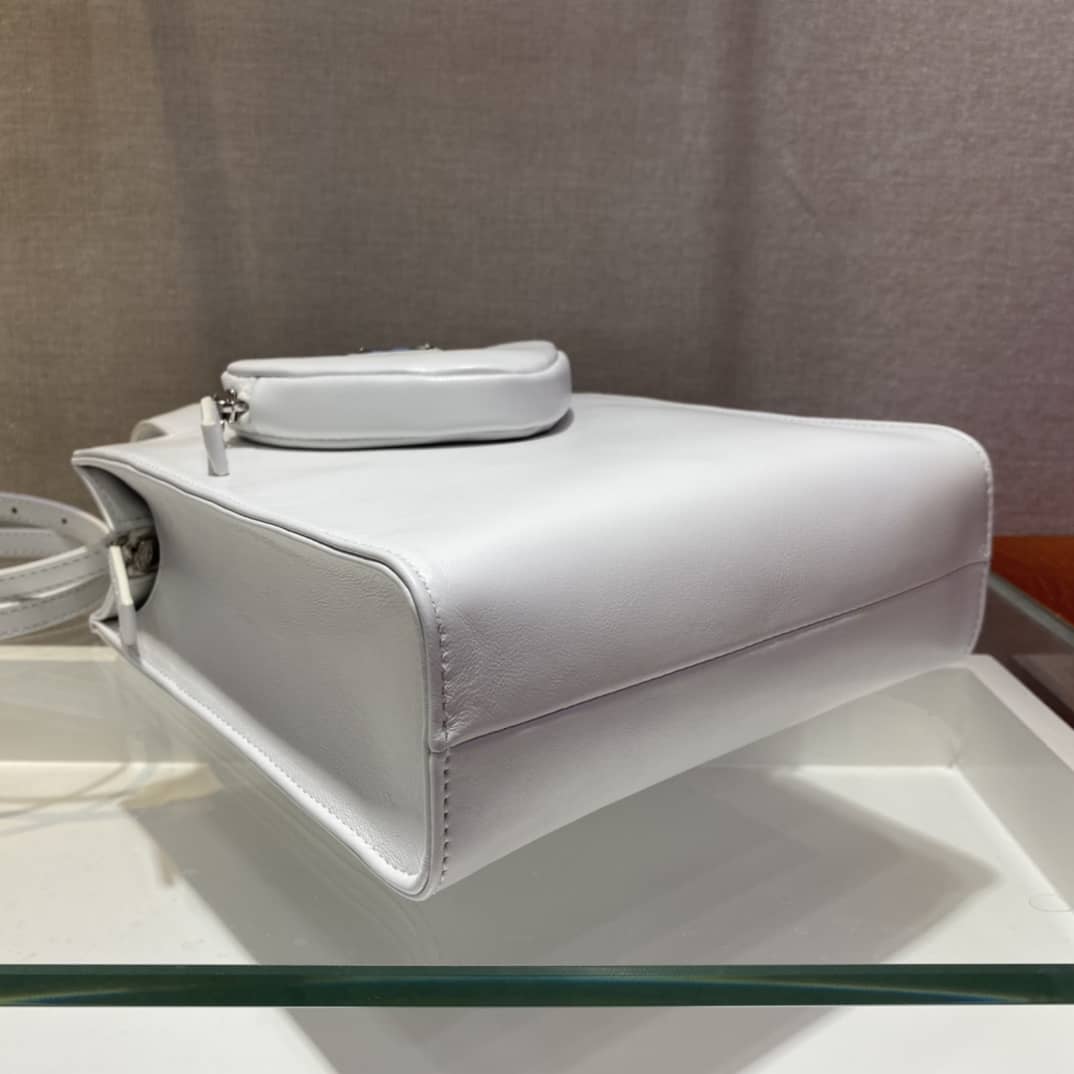 Pra*a Nappa Leather Replica Tote