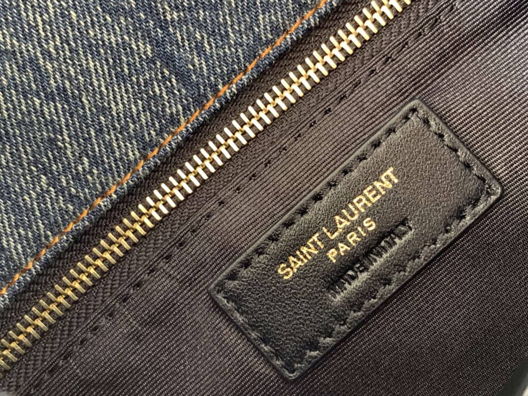Y51 Dupes Bags Sa1nt Lau*nt Loulou Denim Shoulder Bag