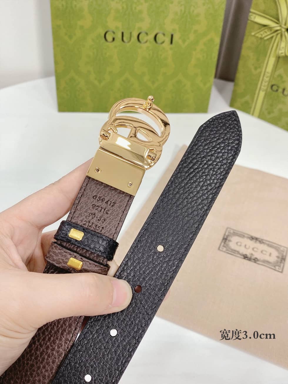 Knockoff Gvc*1 Logo Belt 30mm