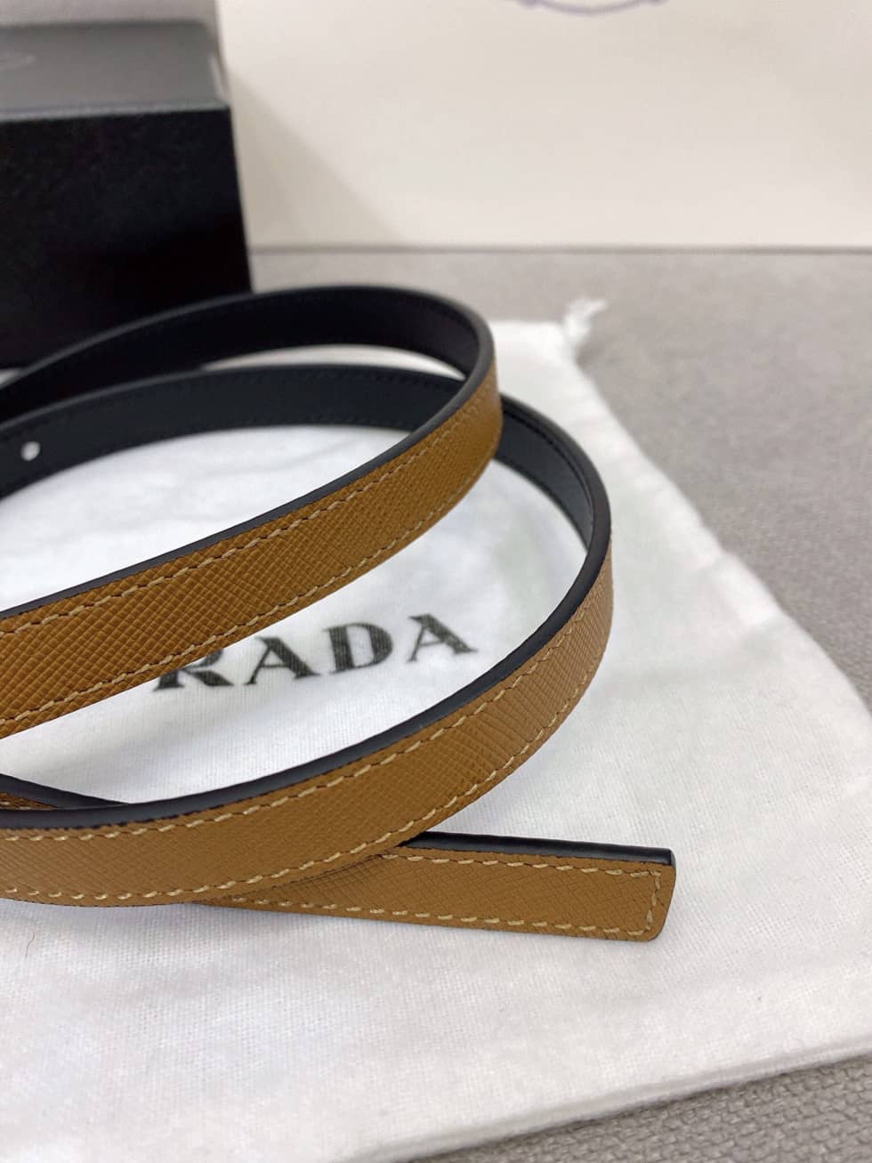 High Quality Pra*a Belt 15mm For Lady