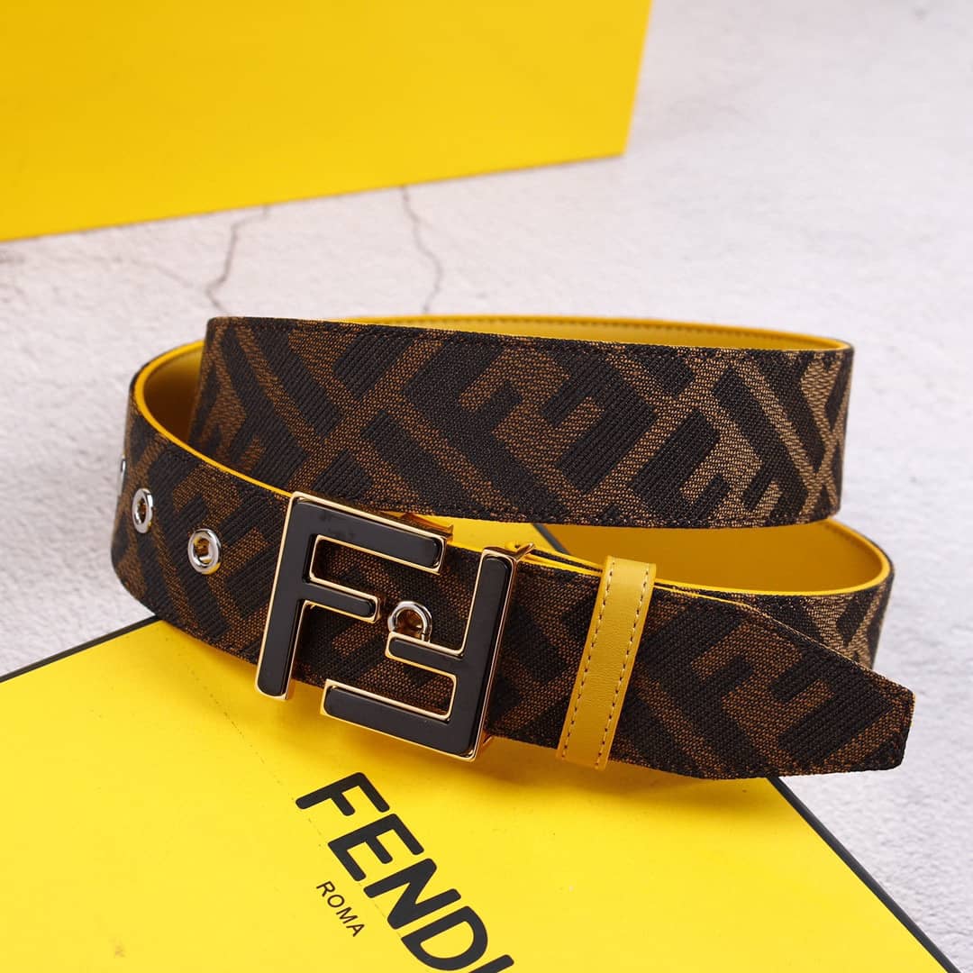 Knockoff F**di Logo Belt 38mm