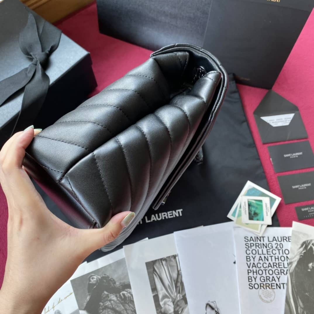 Y51 Loulou Medium Quilted “Y” Leather Replica Bag