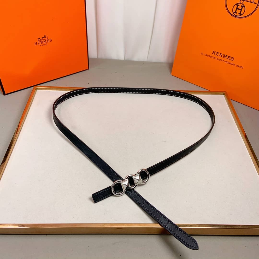 Fake H**me5 Logo Belt 13mm For Lady