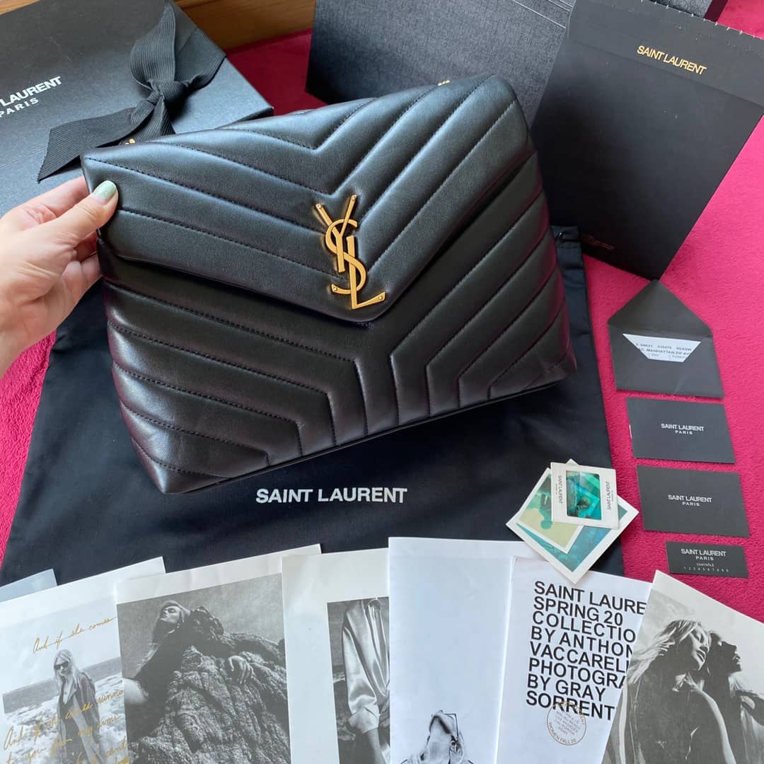 Sa1nt Lau*nt Bag Dupe  Loulou Medium Quilted “Y” Leather Replica Bag