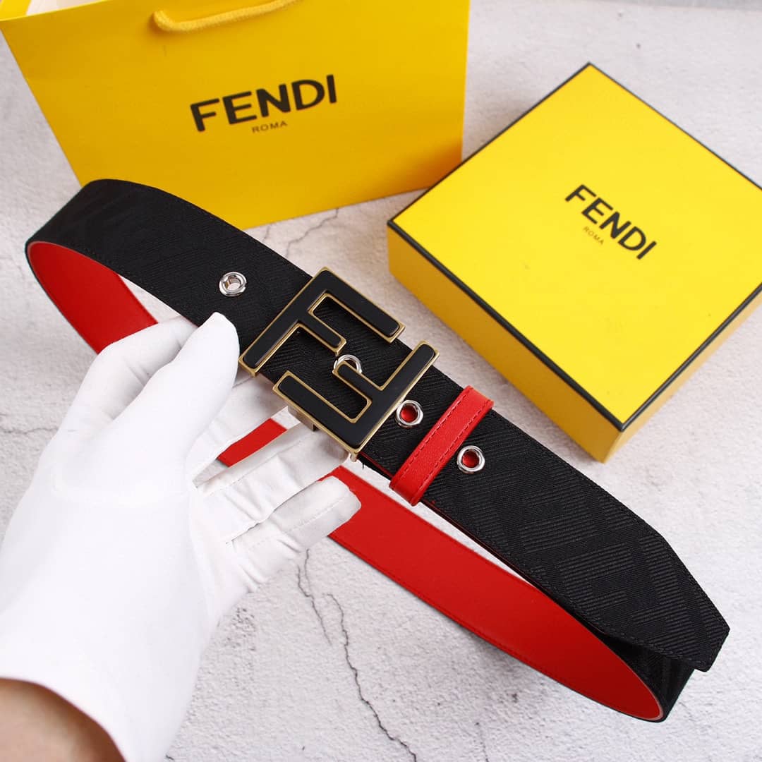 7 Star F**di Leather Belt 38mm