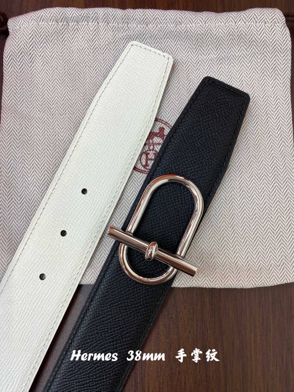 7 Star H**me5 Leather Belt 38mm
