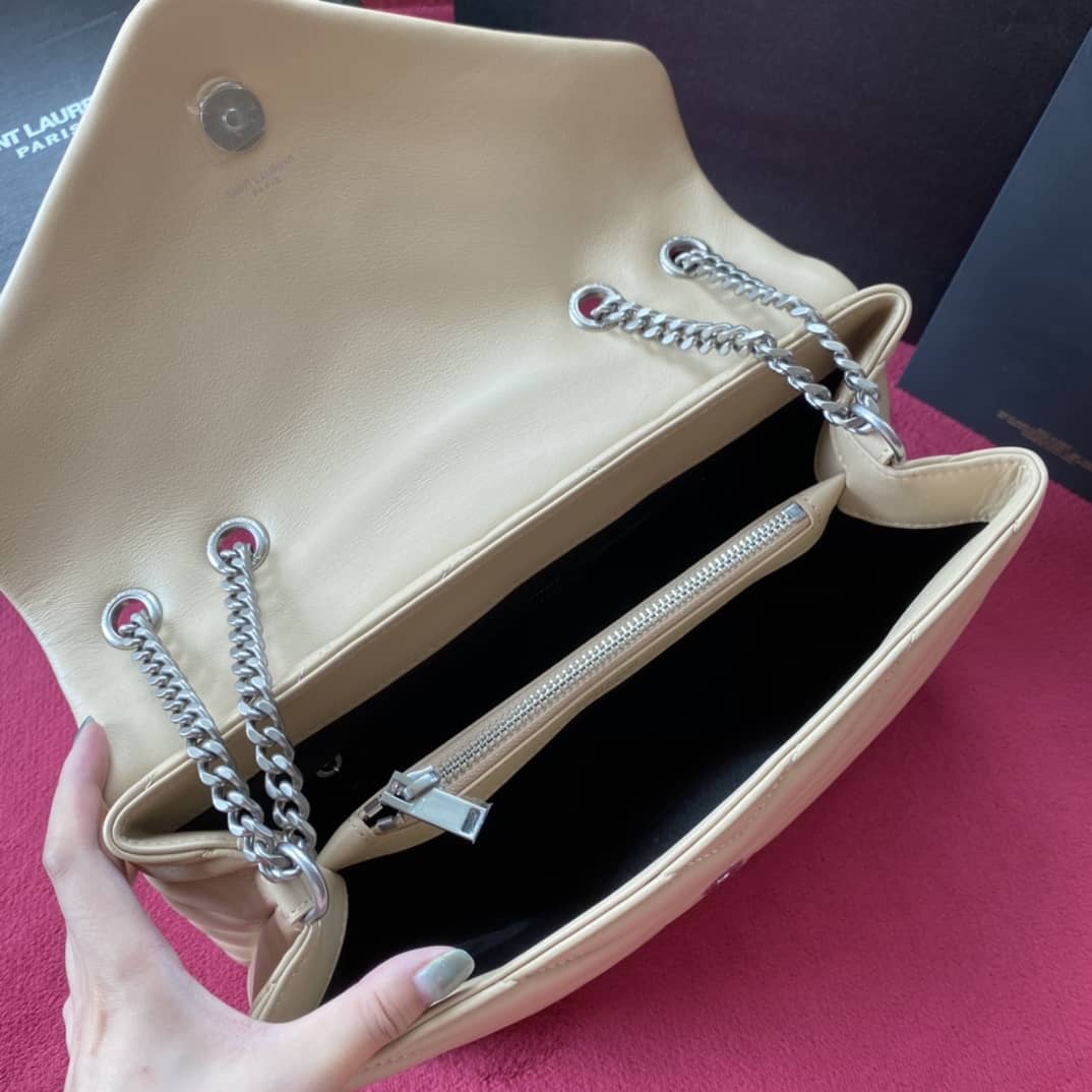 Y51 Loulou Medium Quilted “Y” Leather Replica Bag