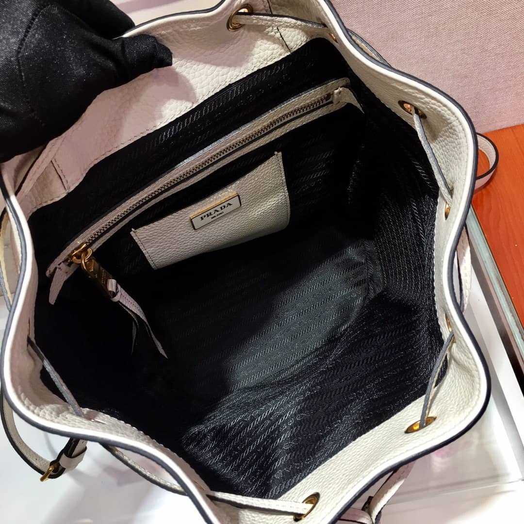 Pra*a Backpack Dupe Calf Leather Leather