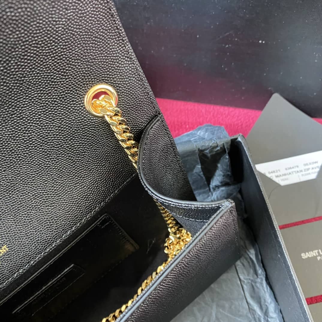 Y51 Dupes Bags Sa1nt Lau*nt Kate Embossed Leather Medium Bag