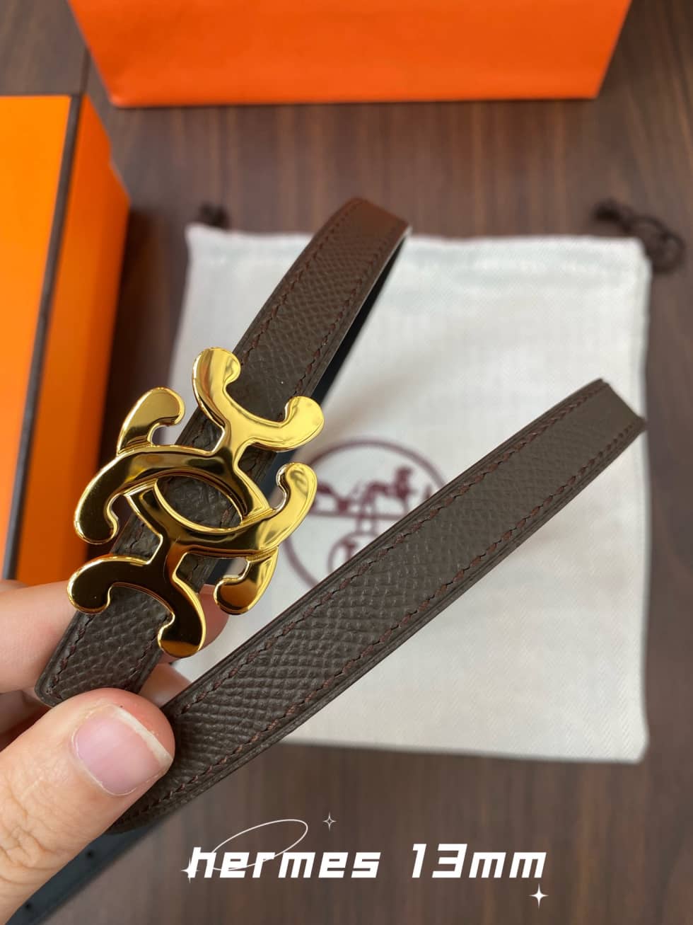 H**me5 Belt First Copy 13mm For Lady