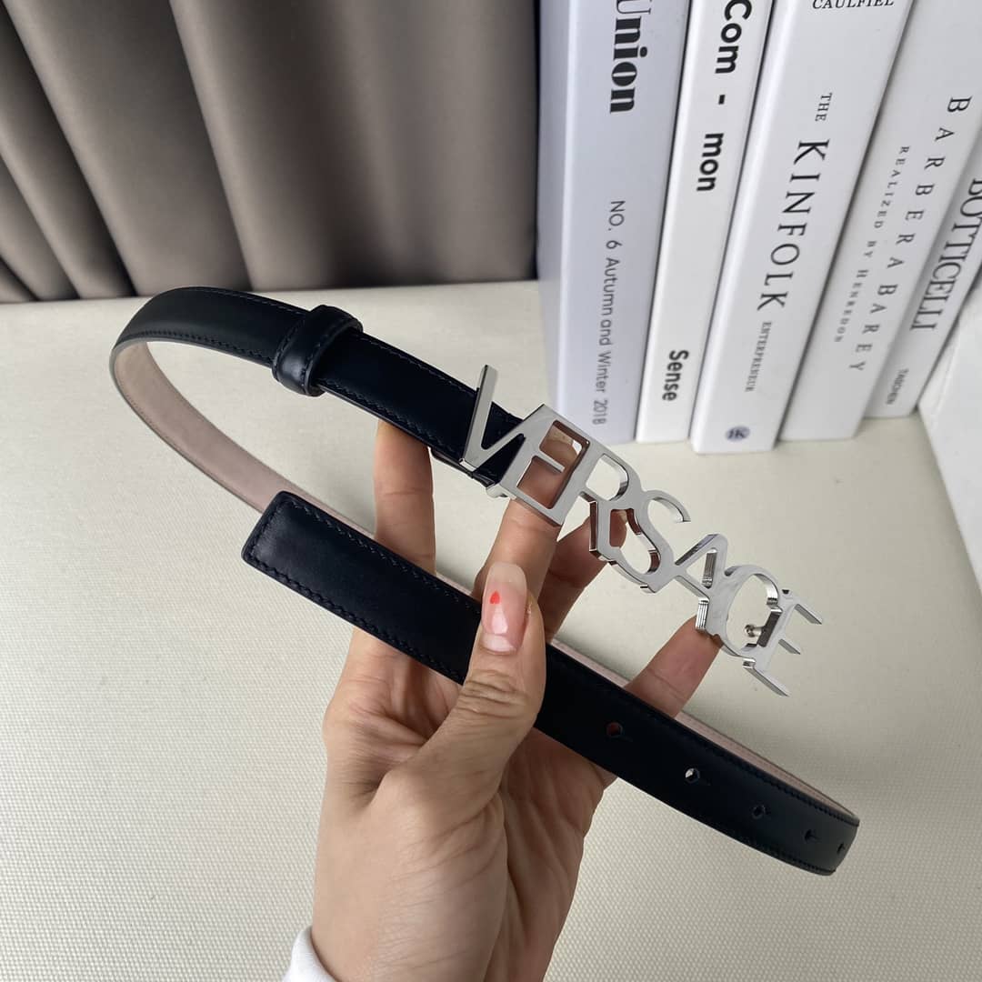 Fake Versace Logo Belt 20mm For Lady