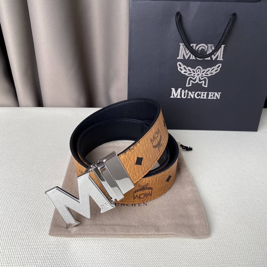 Replica Unisex MCM Buckle Belt 40mm