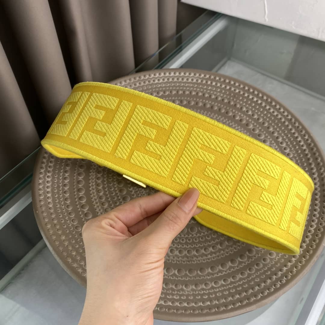 Knockoff F**di Logo Belt 60mm