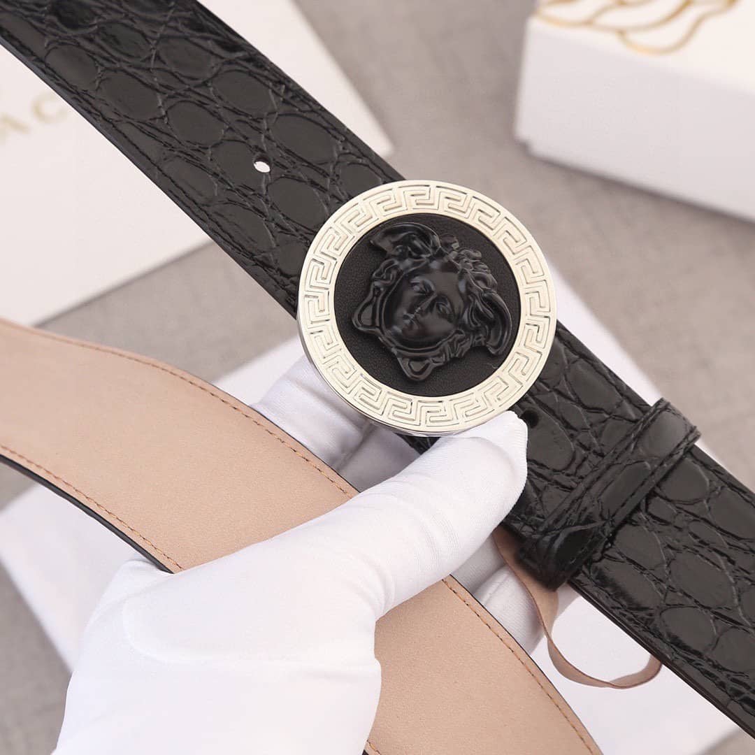 7 Star Versace Leather Belt 40mm