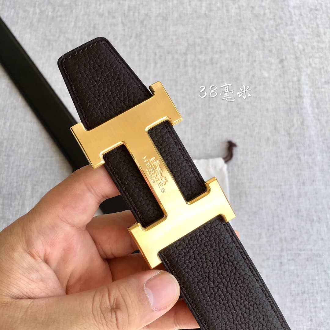 7 Star H**me5 Leather Belt 38mm