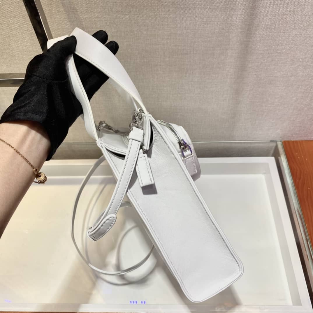 Pra*a Nappa Leather Replica Tote