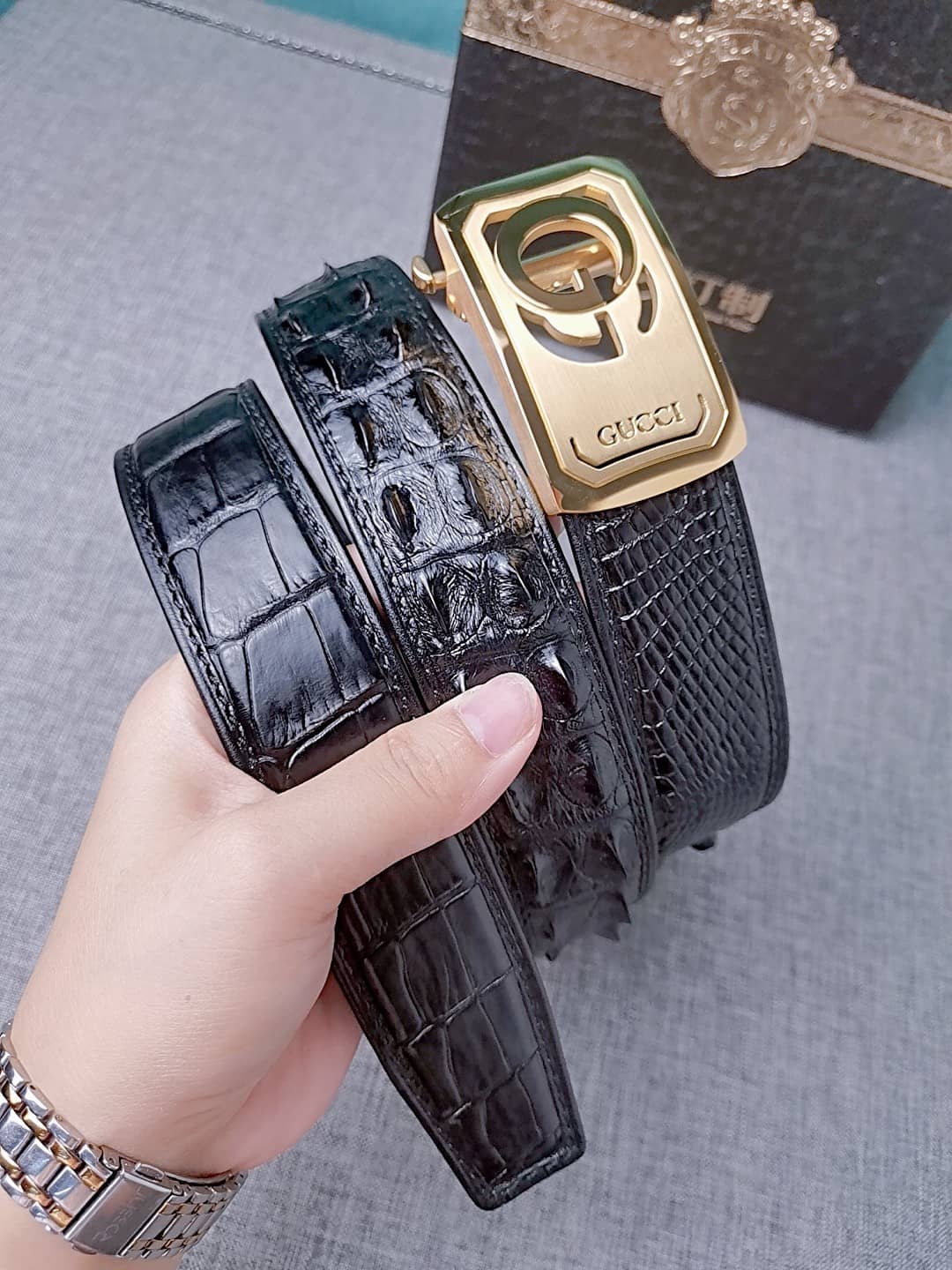 Knockoff Gvc*1 Logo Belt 34mm