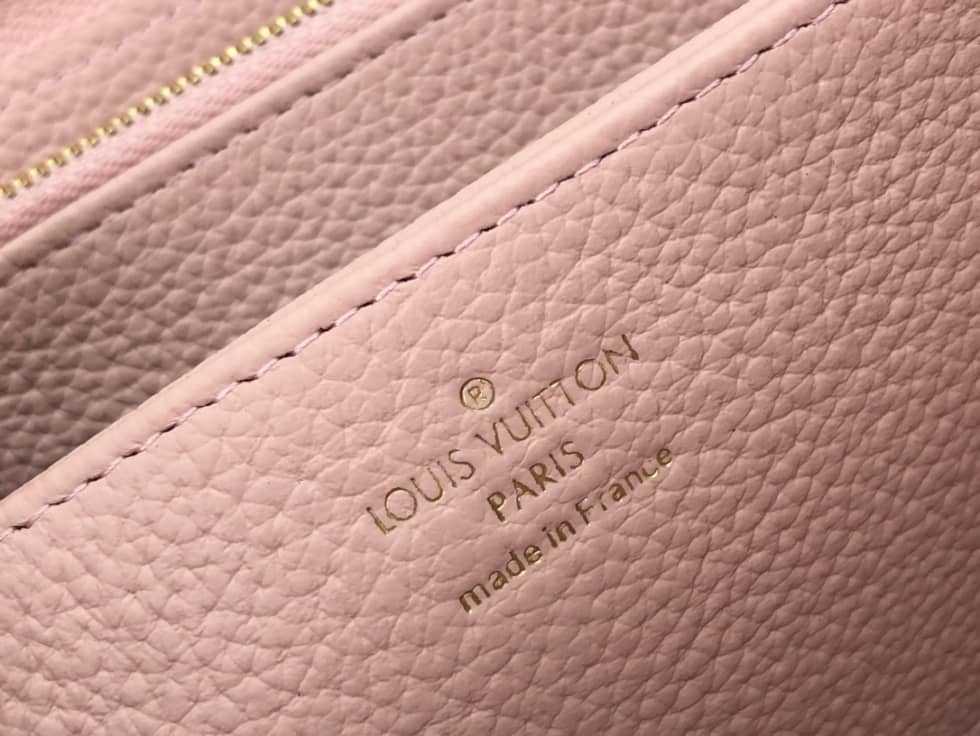 L0vis Vvtt0n Wallet Dupe Zippy Monogram Empreinte Leather Pink M81141