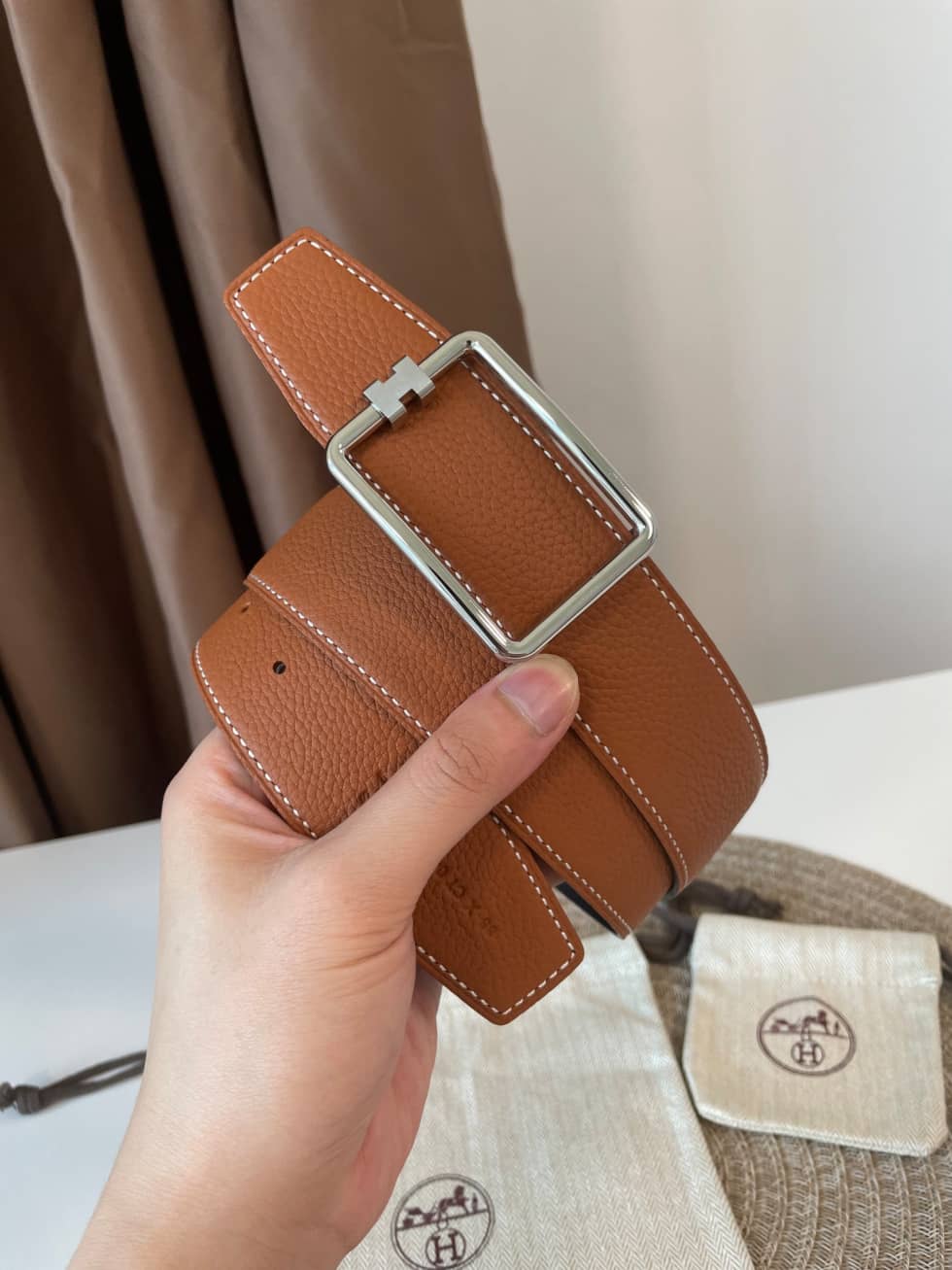 Knockoff H**me5 Logo Belt 38mm