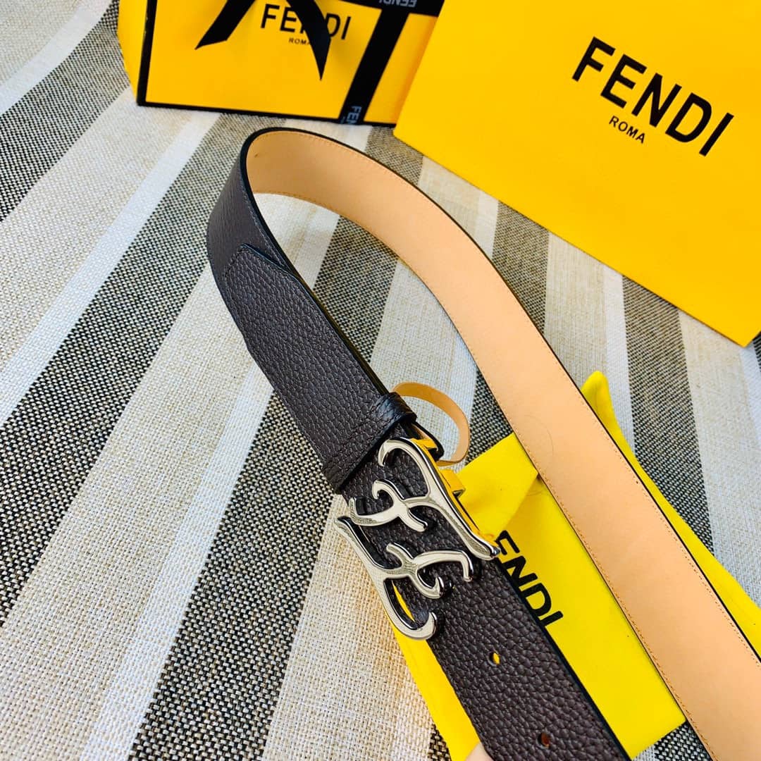 7 Star F**di Leather Belt 38mm