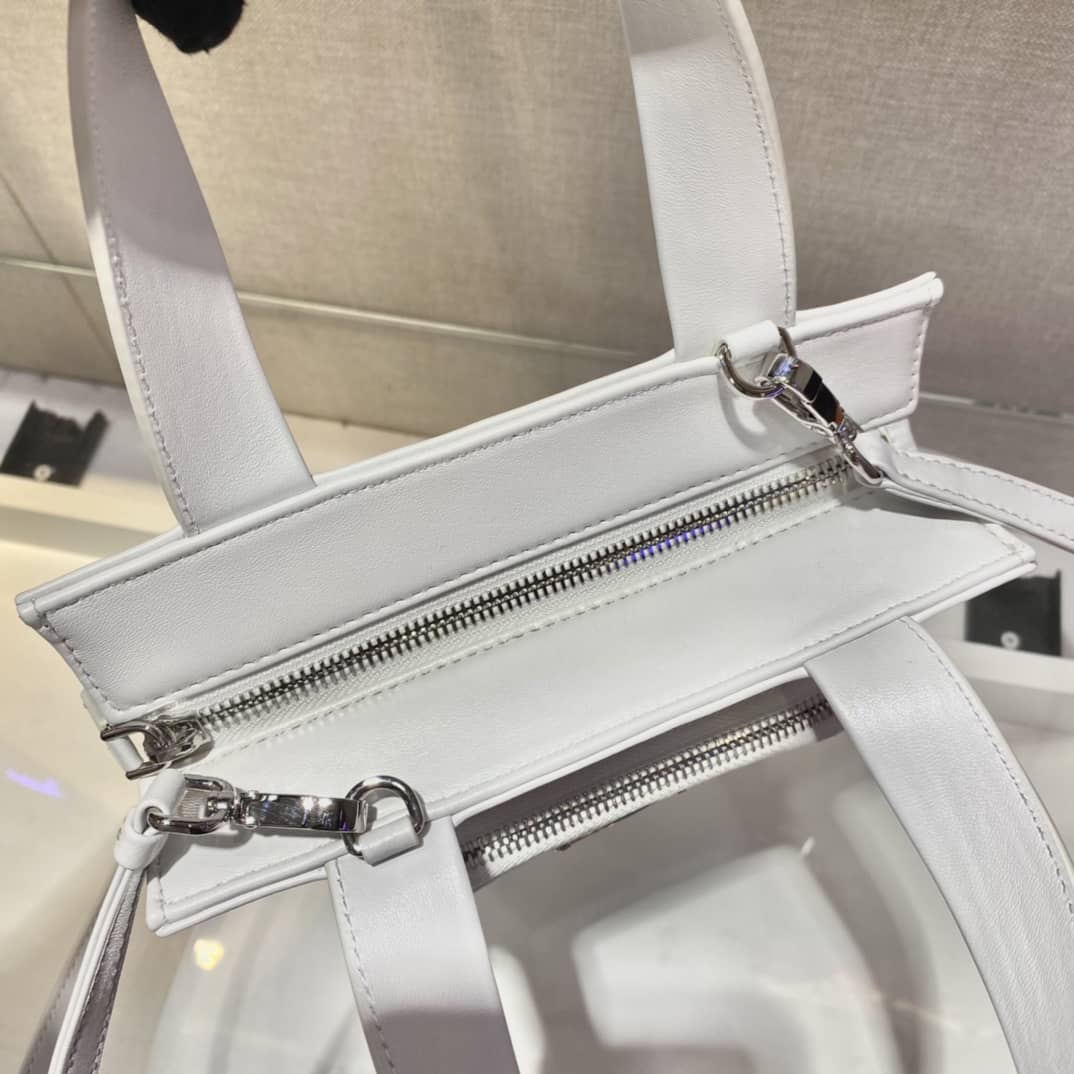 Pra*a Nappa Leather Replica Tote