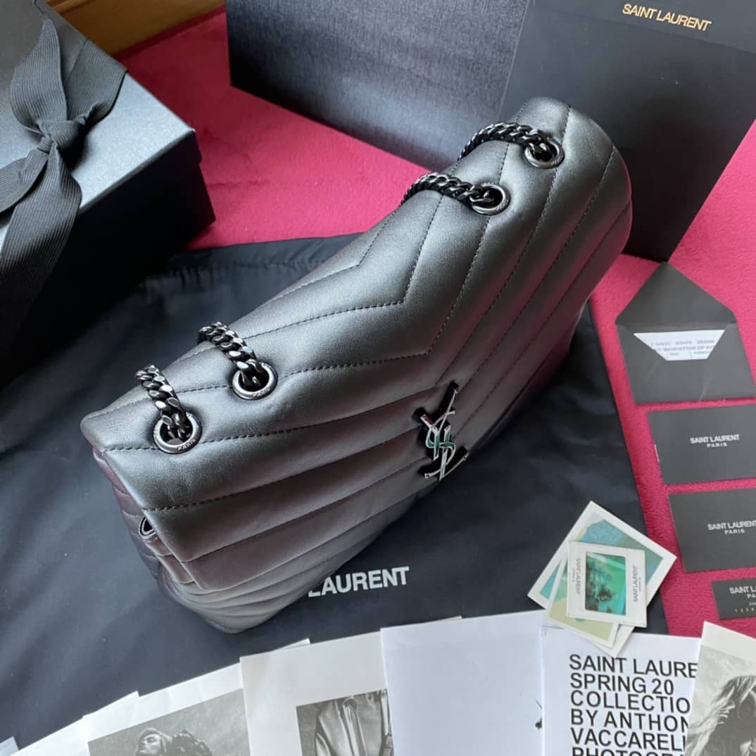 Y51 Loulou Medium Quilted “Y” Leather Replica Bag