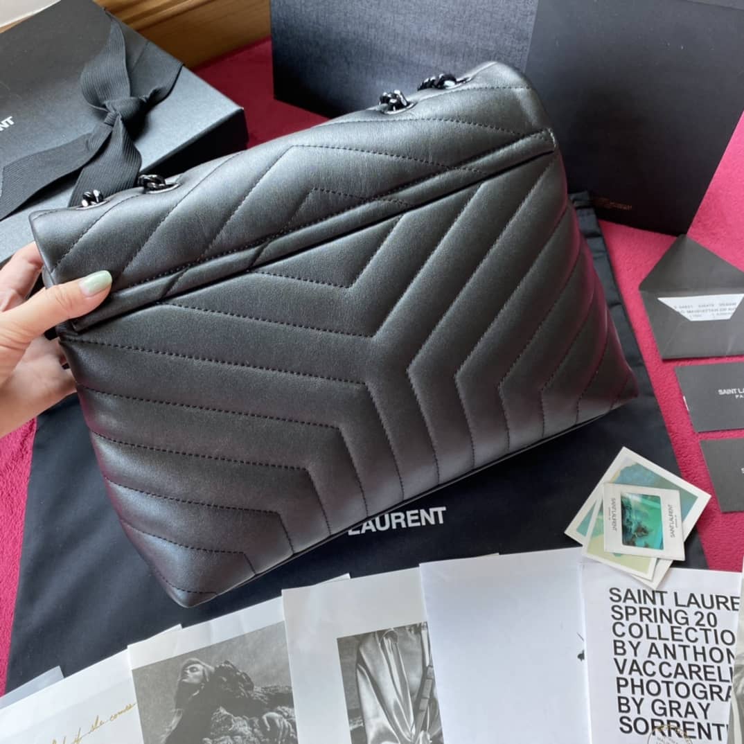 Y51 Loulou Medium Quilted “Y” Leather Replica Bag