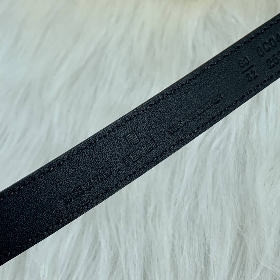 Fake F**di Logo Belt 20mm For Lady