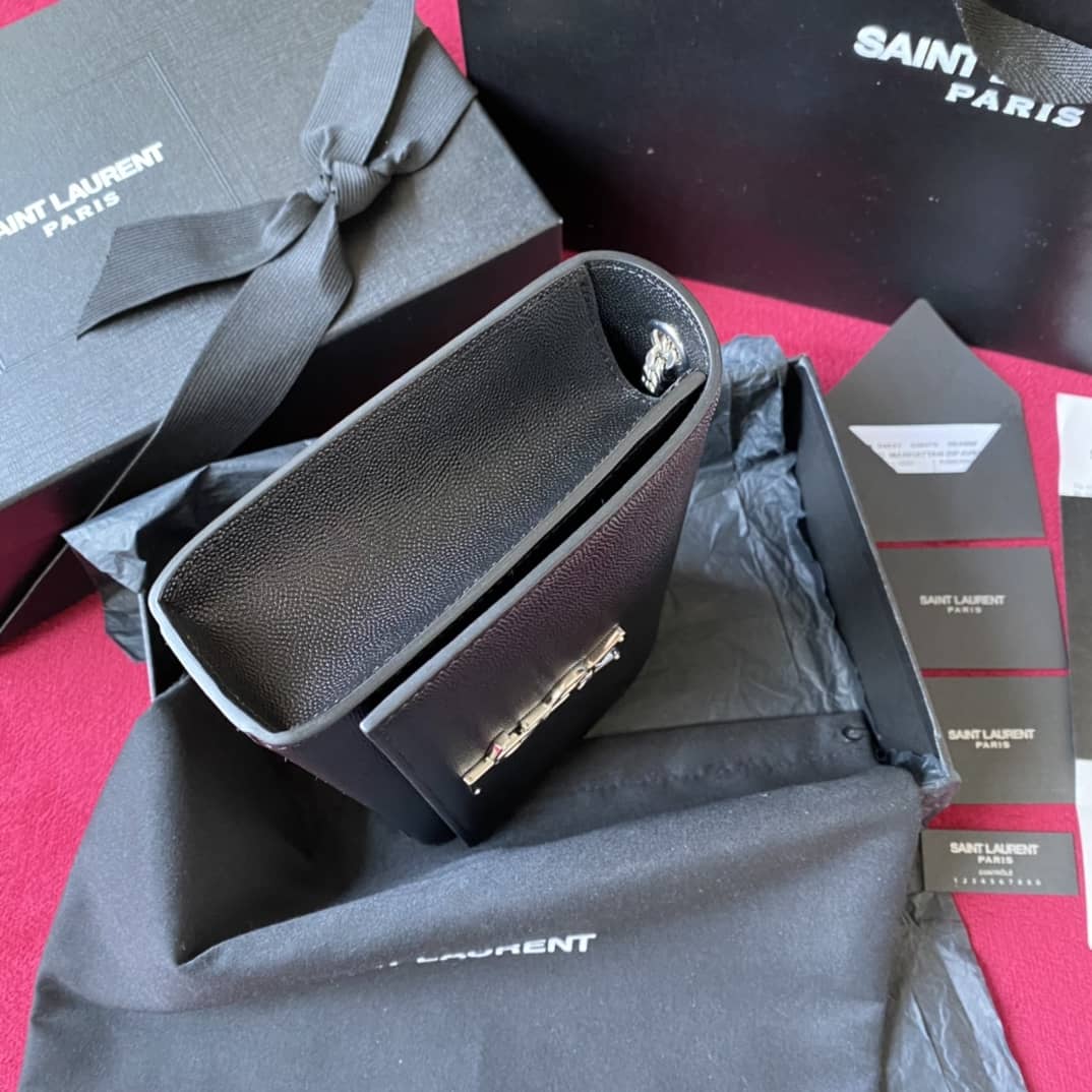 Y51 Dupes Bags Sa1nt Lau*nt Kate Embossed Leather Medium Bag