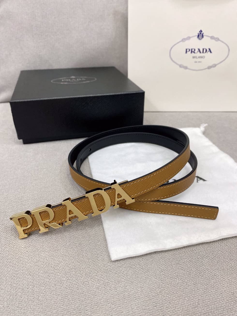 High Quality Pra*a Belt 15mm For Lady
