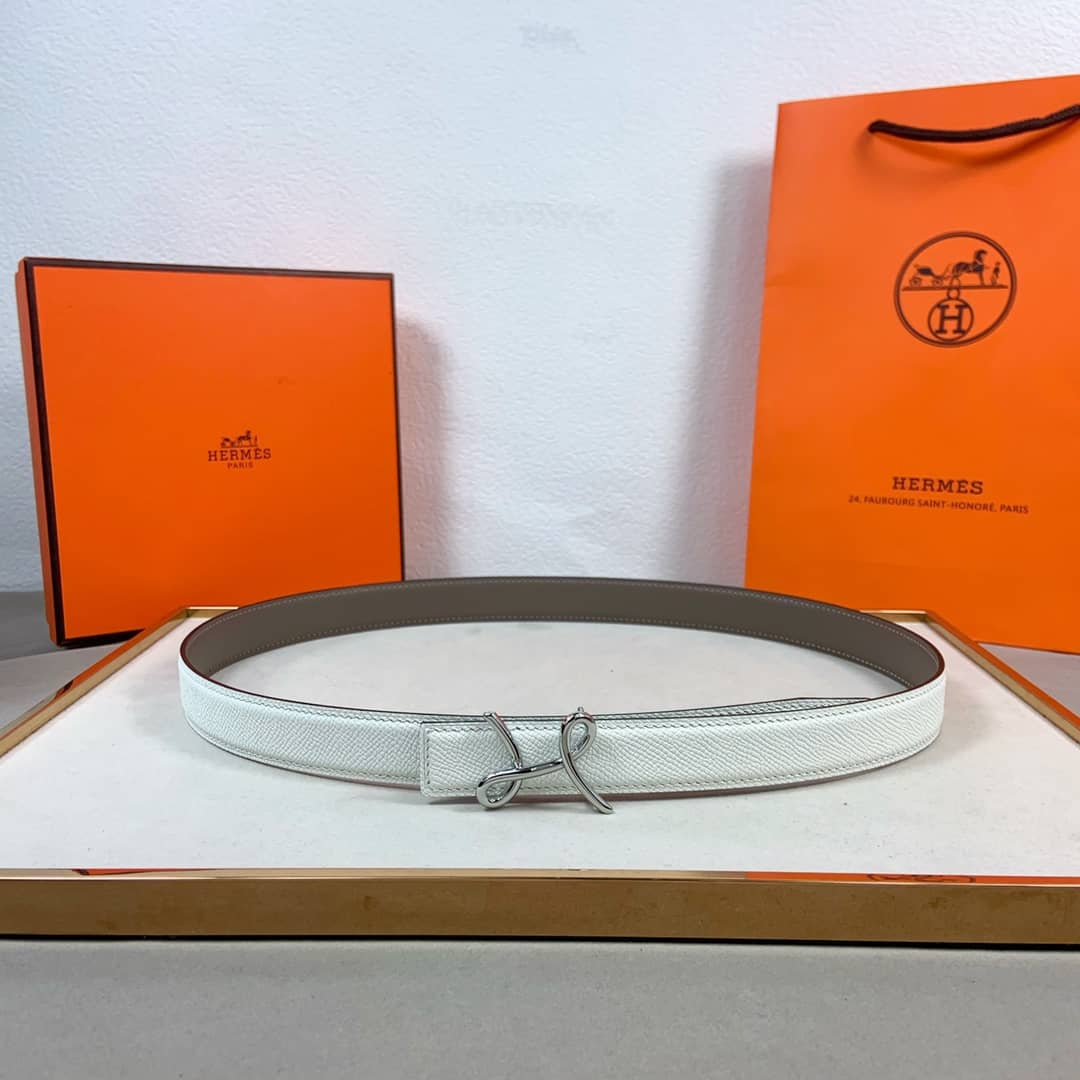 7 Star H**me5 Leather Belt 24mm For Lady