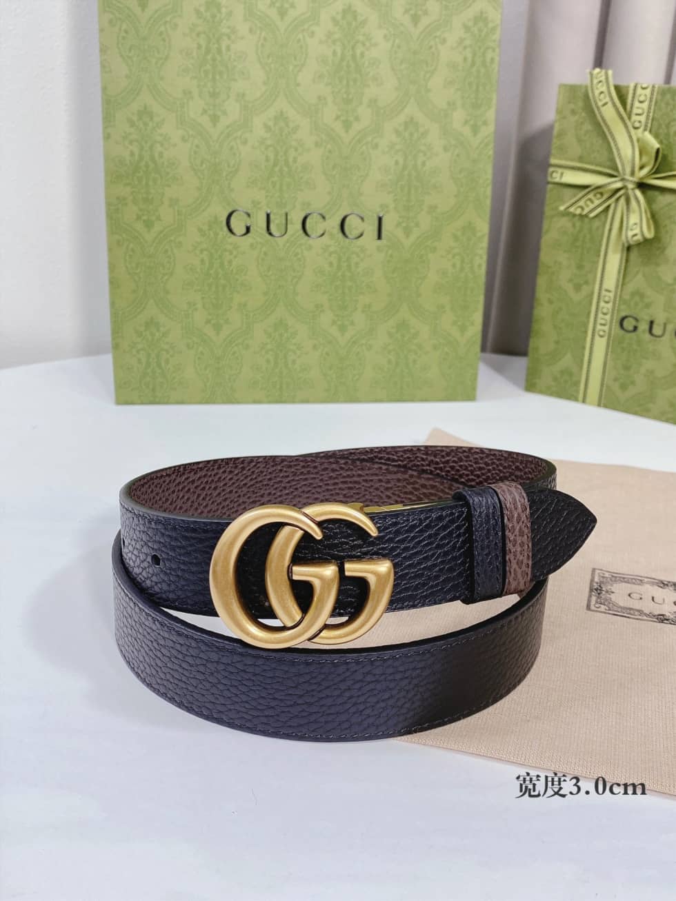 Fake Gvc*1 Logo Belt 30mm