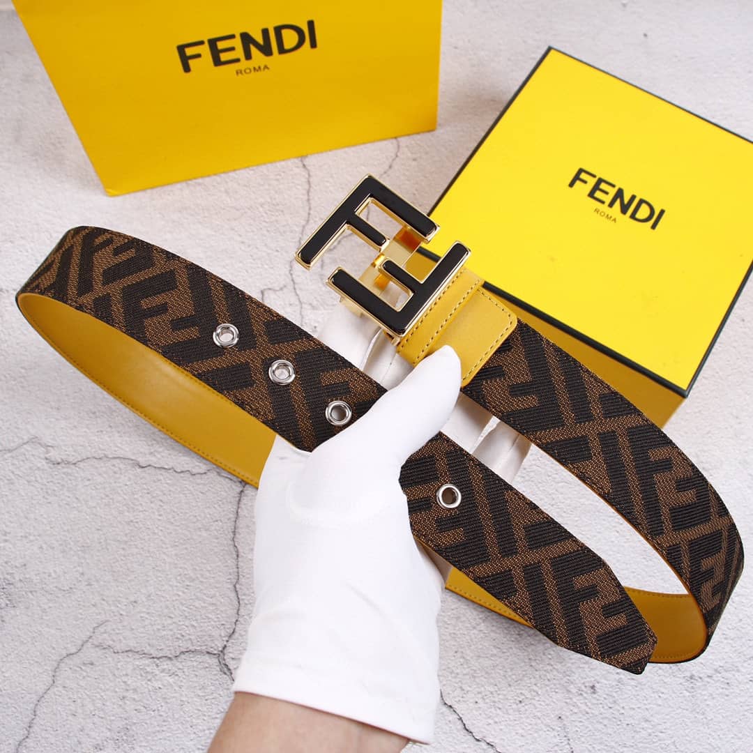 Knockoff F**di Logo Belt 38mm