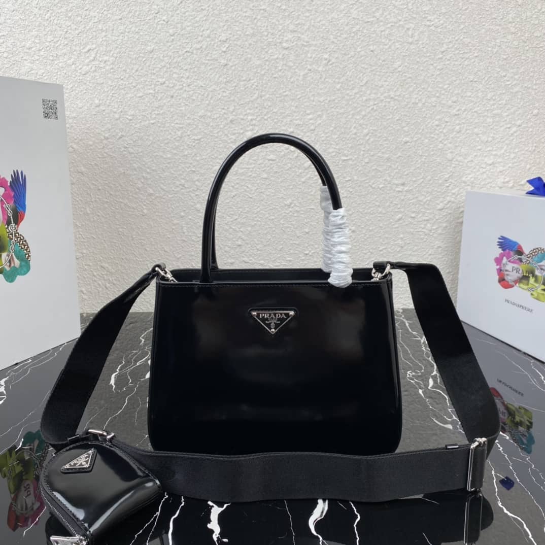 Pra*a Leather Replica Tote