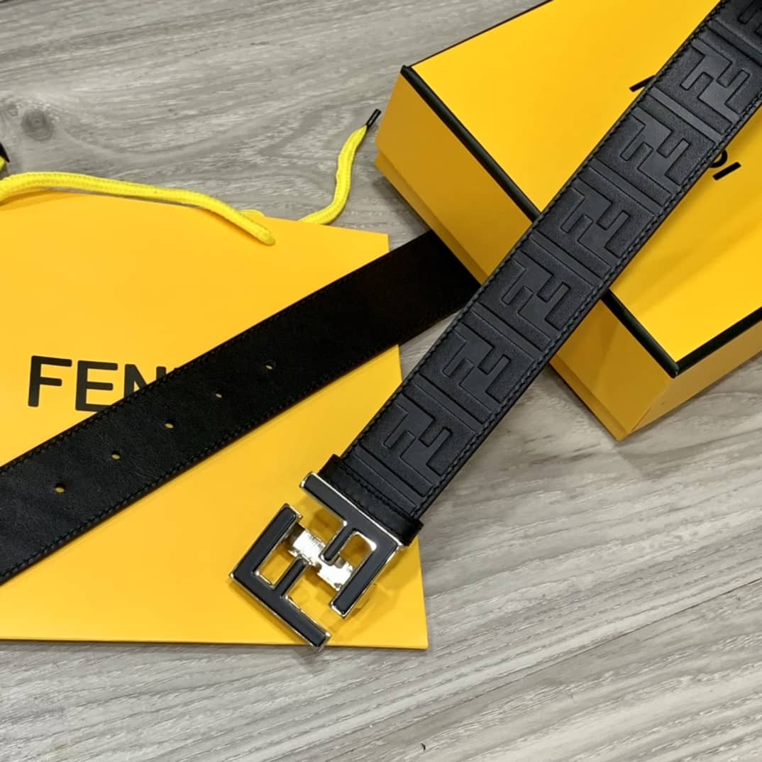 7 Star F**di Leather Belt 39mm