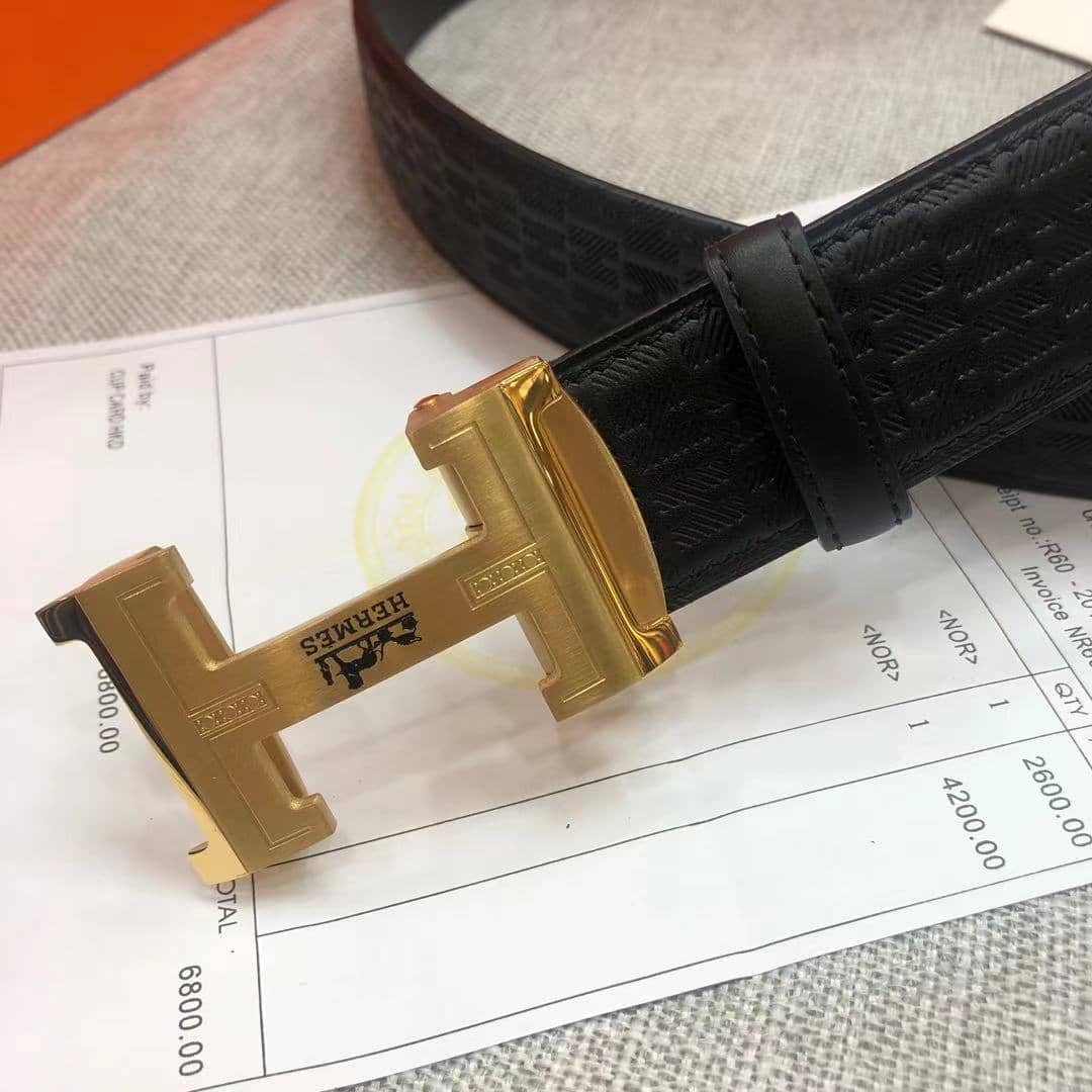 Fake H**me5 Logo Belt 34mm