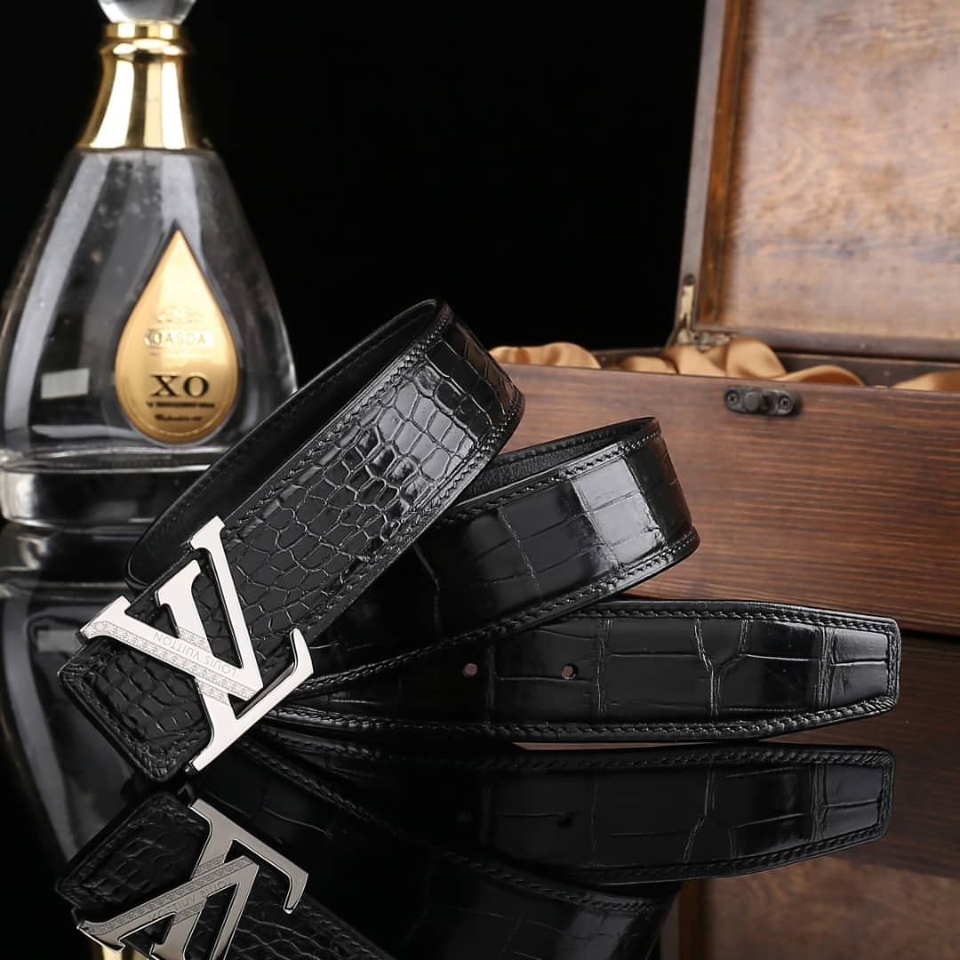 Knockoff L0vis Vvtt0n Logo Belt 38mm