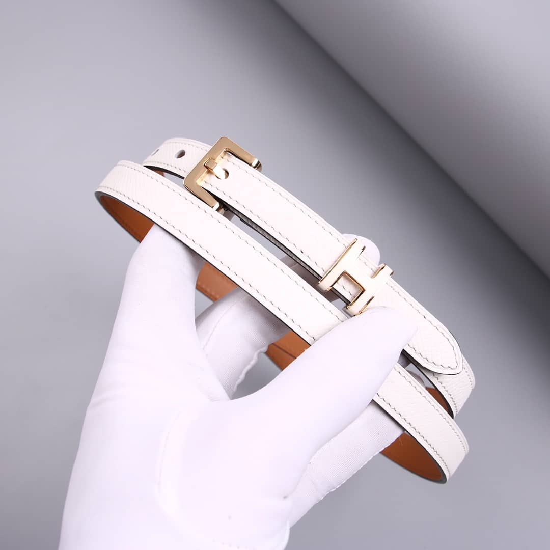 Knockoff H**me5 Logo Belt 15mm For Lady