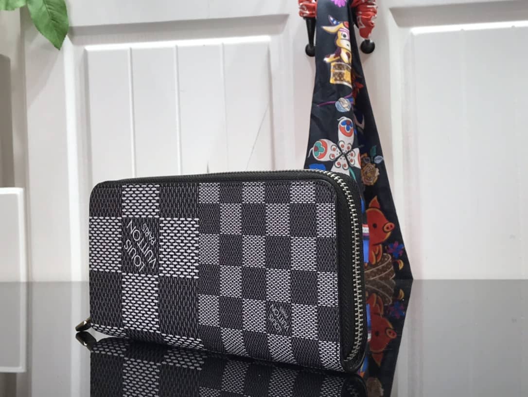 L0vis Vvtt0n Wallet Replica Vertical Damier Infini Leather ZippyN60442