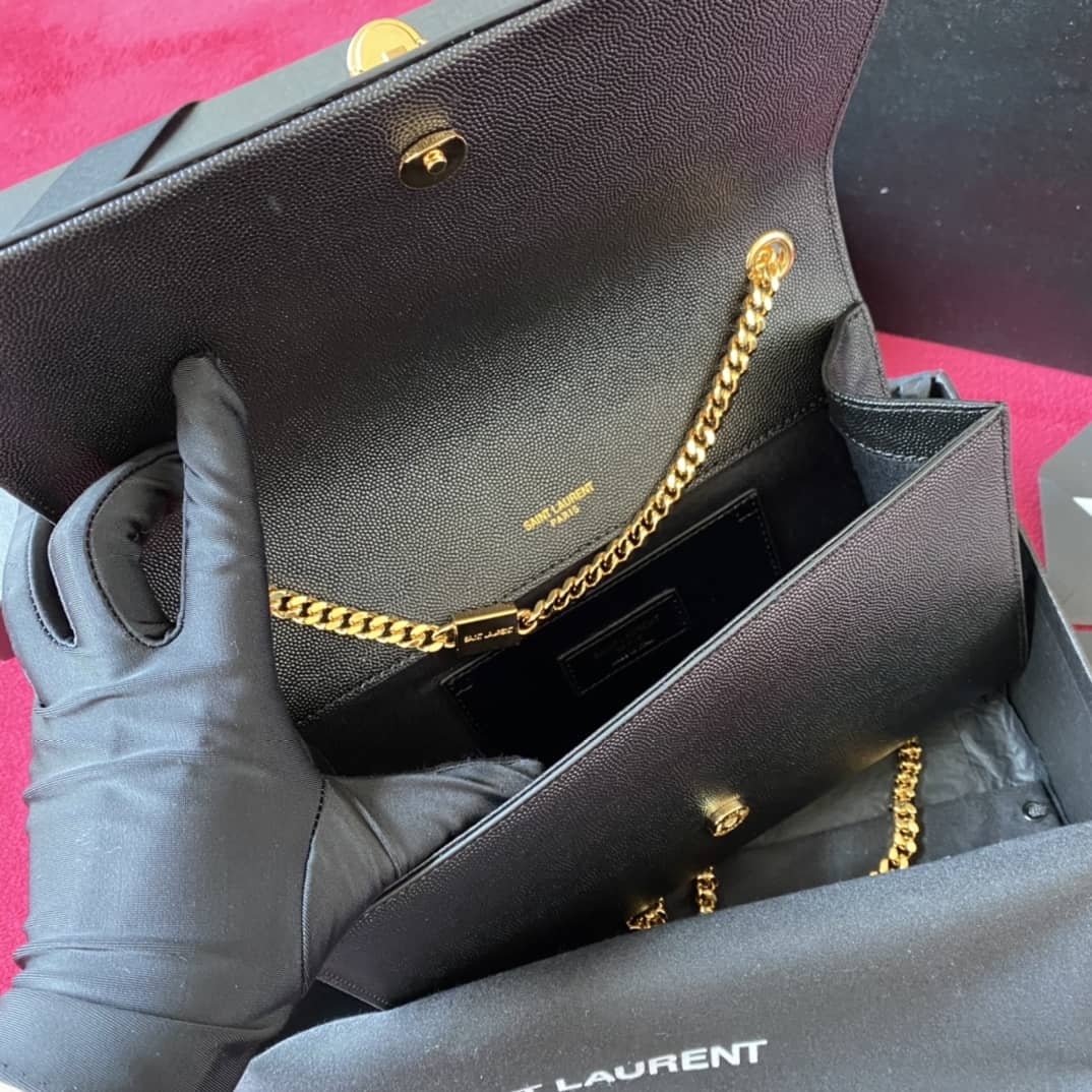 Y51 Dupes Bags Sa1nt Lau*nt Kate Embossed Leather Medium Bag