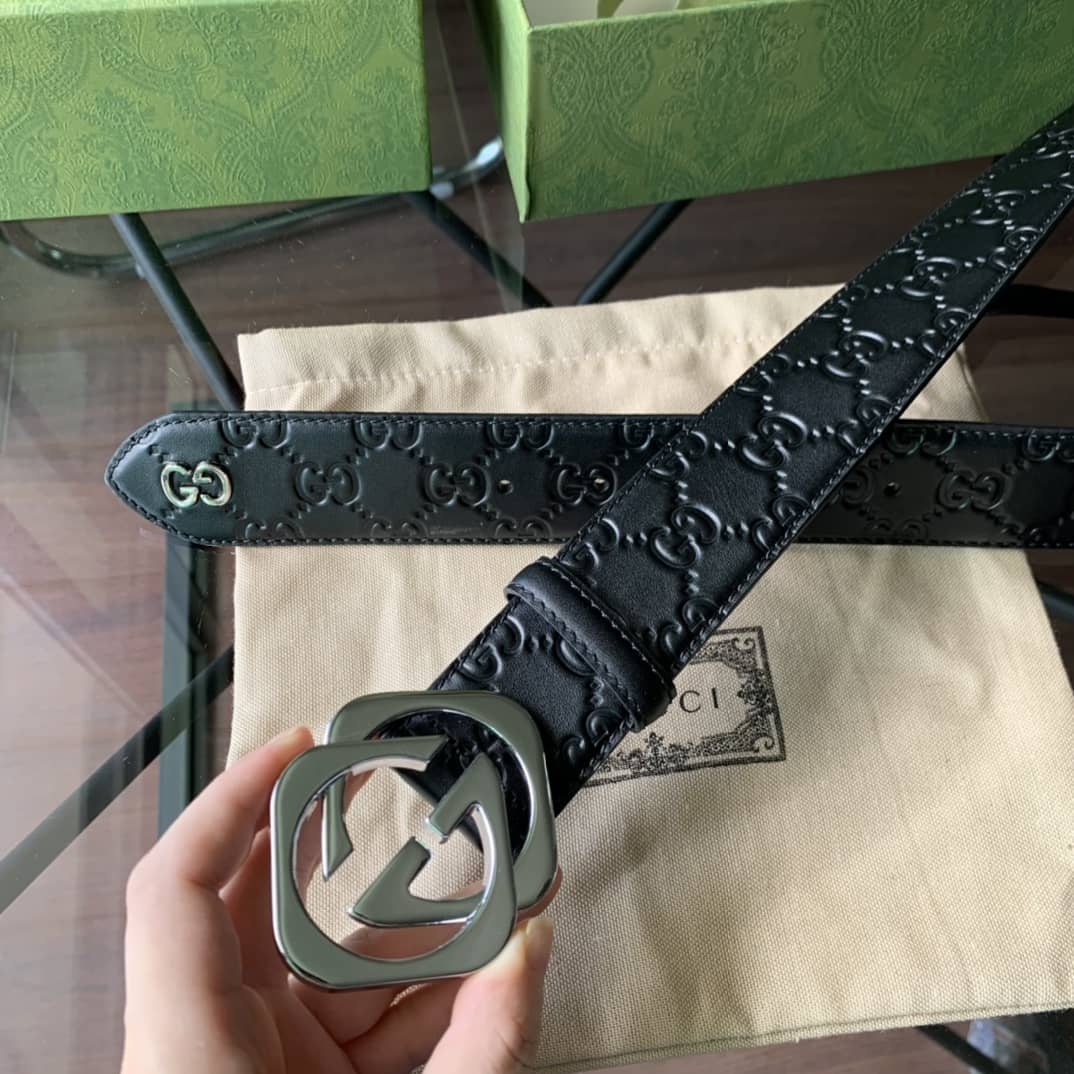 Fake Gvc*1 Logo Belt 38mm