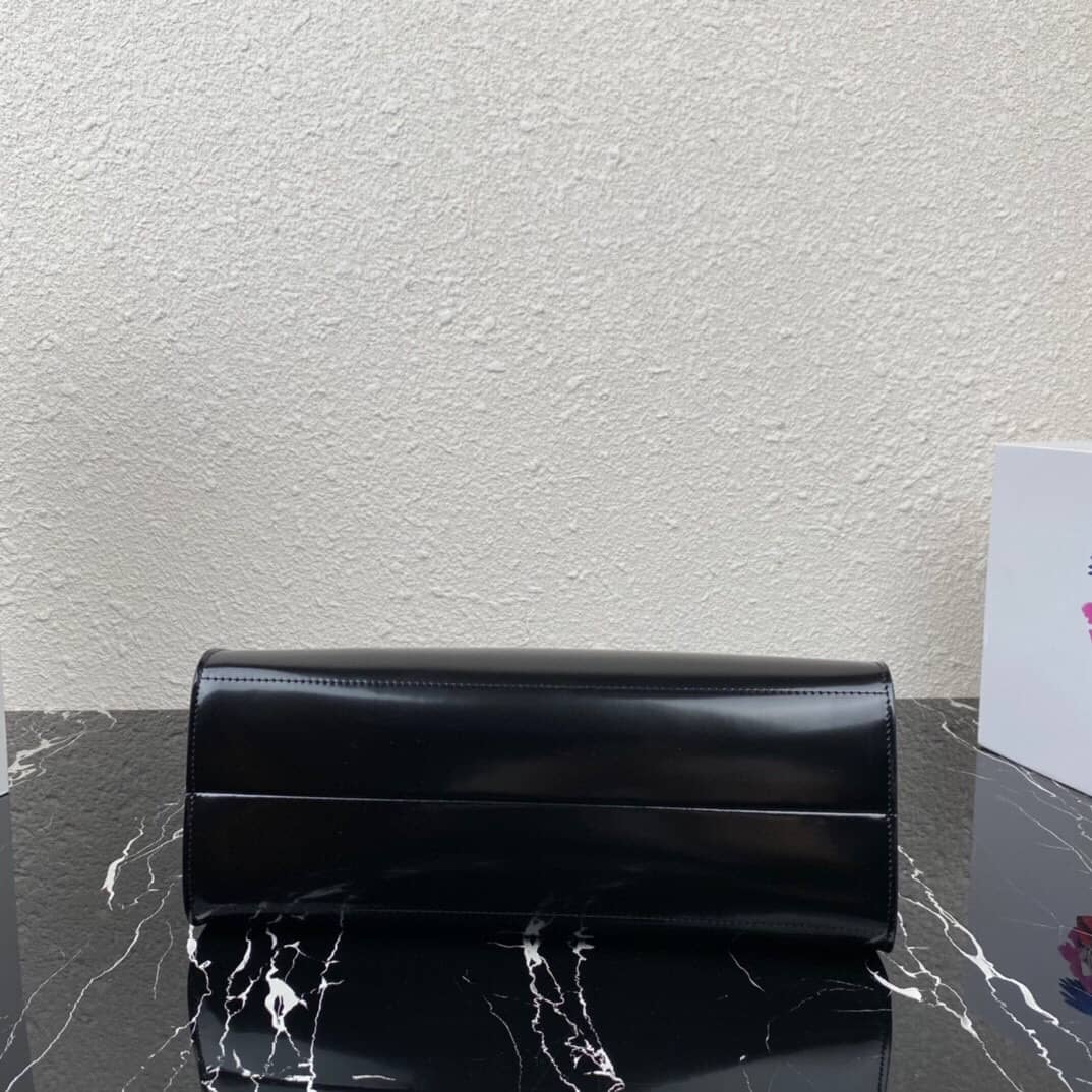 Pra*a Raffia Tote Dupe Small Brushed Leather Replica Tote