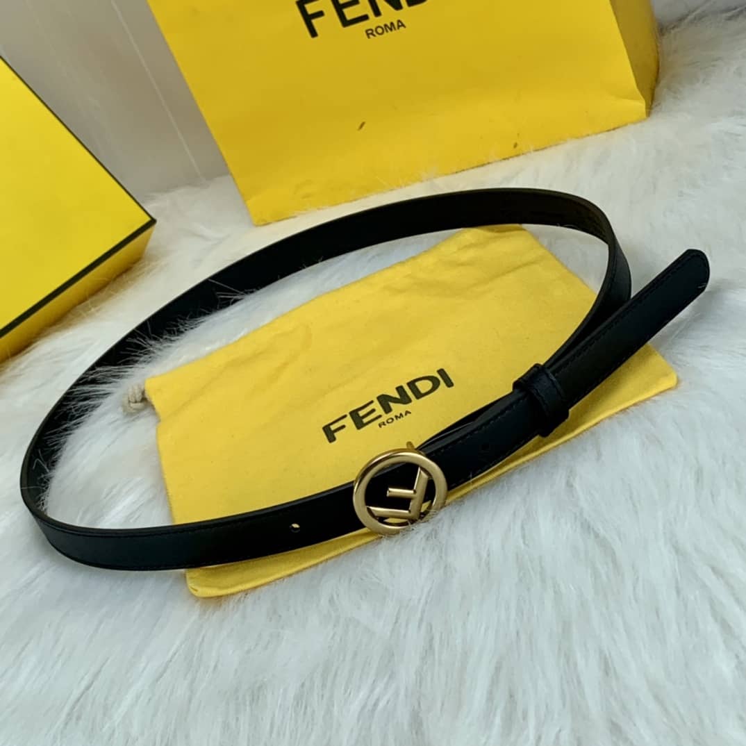 Fake F**di Logo Belt 20mm For Lady