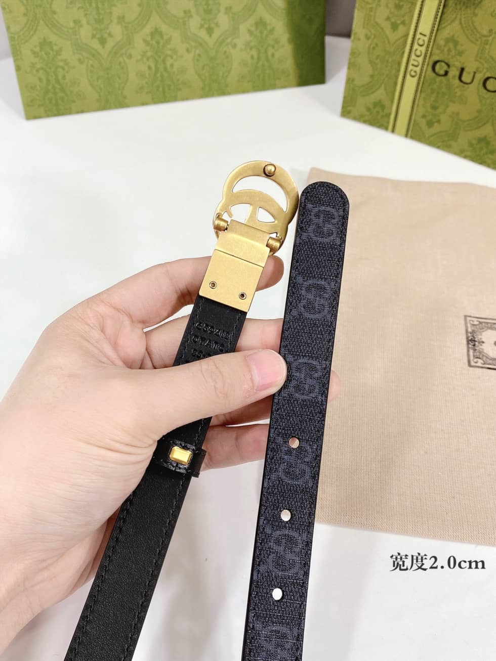 High Quality Gvc*1 Belt 20mm For Lady