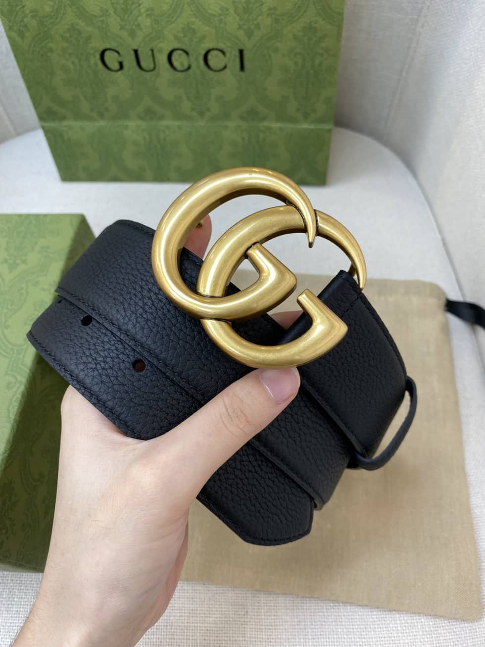7 Star Gvc*1 Leather Belt 40mm