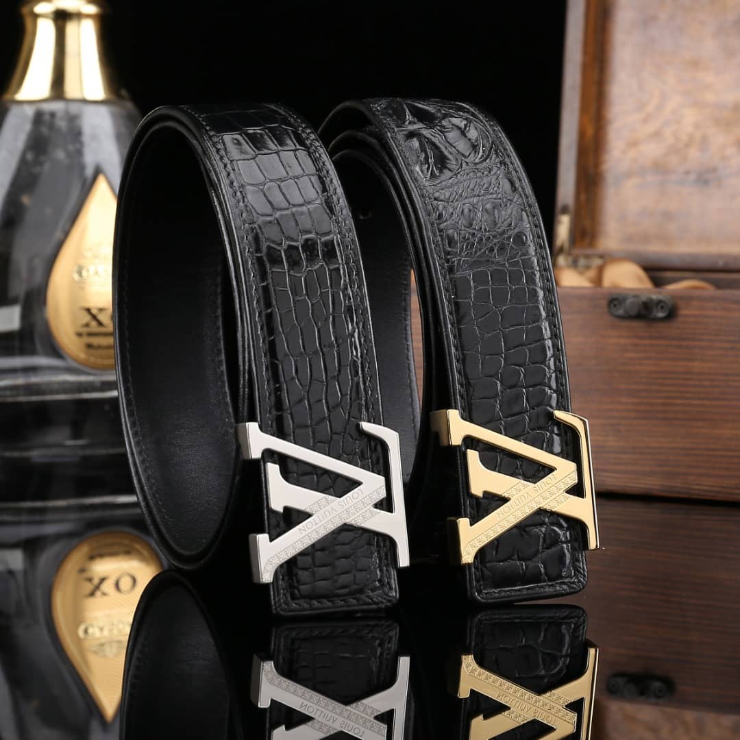 Knockoff L0vis Vvtt0n Logo Belt 38mm