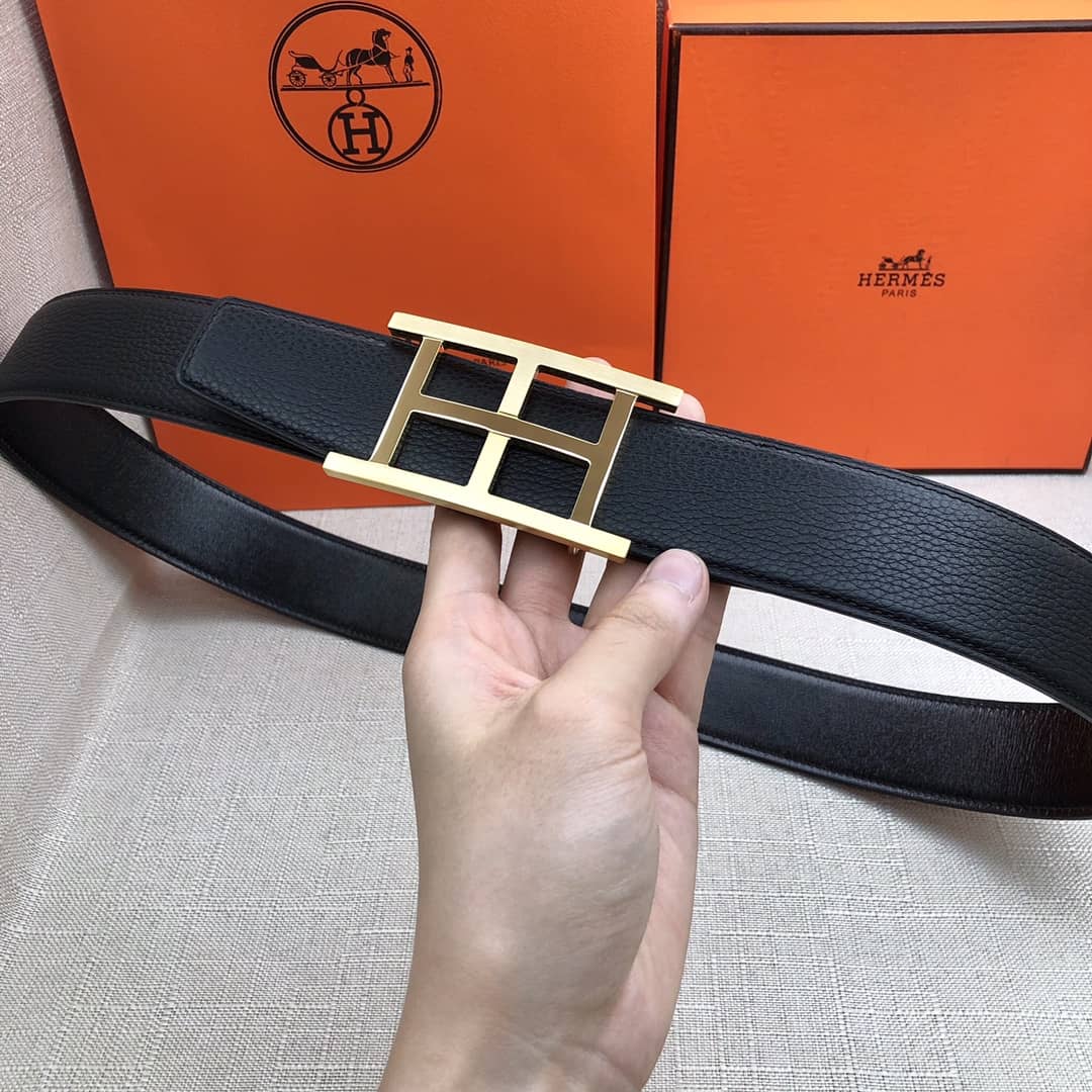 7 Star H**me5 Leather Belt 38mm