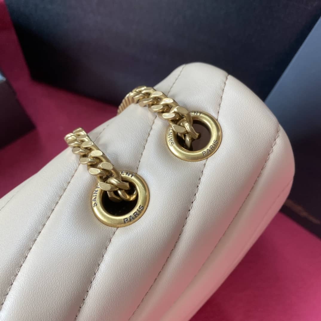 Y51 Loulou Medium Quilted “Y” Leather Replica Bag